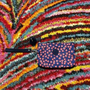 Kipling Theee Compartment Creativity Pouch Wristlet NWOT